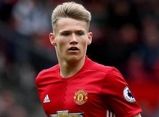 United starlet Scott McTominay to play for England